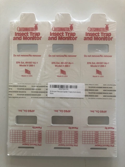 Catchmaster 288-I Brown Recluse Spider Traps  - 10 Glue Boards- 30 Traps