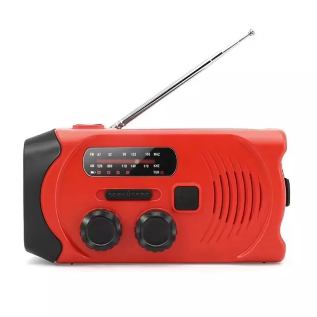 Radio di Emergenza Radio Solare A Manovella con Luce A LED Radio Meteorolog6737