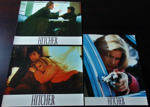 Hitcher *7 Photos Lobby Cards France *21x27cm *8"10" 1986 2