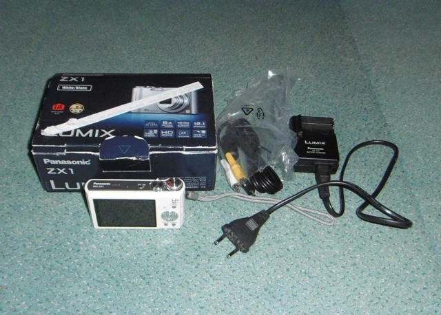 Appareil Photo Numerique Panasonic Dmc Zx1 Blanc En Tres Bon Etat Avec Boite