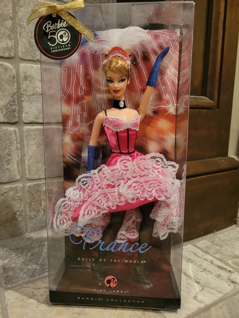 !! Bonjour.. France Barbie.. 2008 50th Anniversary Dolls of the World NRFB
