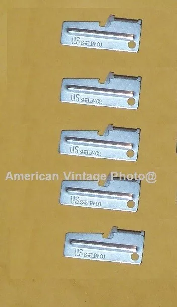 New Pack of 5 Original Military Issue P38 Can Opener US Shelby Co. USA Made