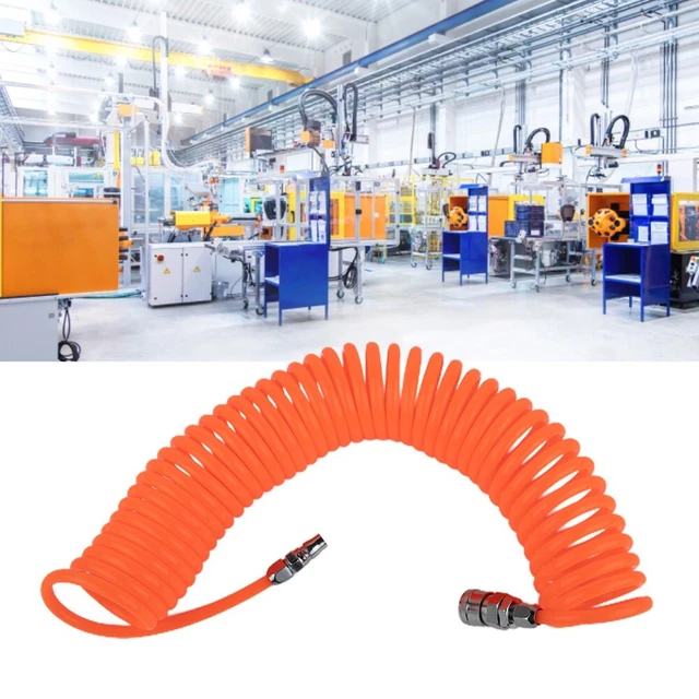 Tuyau Air Comprimé 8 Mm - 20 Mètres - 20 Bar - Caoutchouc Flexible Pour Atelier, Compresseur, Eau - 8