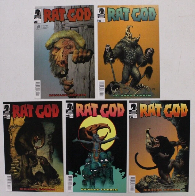 Rat God #1-5 Full Run Complete Set Dark Horse 2015 Richard Corben 1 2 3 4 5 HTF