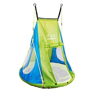 Hudora Hudora 72153 Balançoire filet Hudora avec tente HEART 110 cm. 