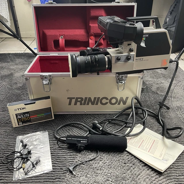 昭和レトロ ビデオカメラ ソニー TRINICON HVC-2800 Sony SMF Trinicon HVC-2800/SL-2000 Portable Betamax Test