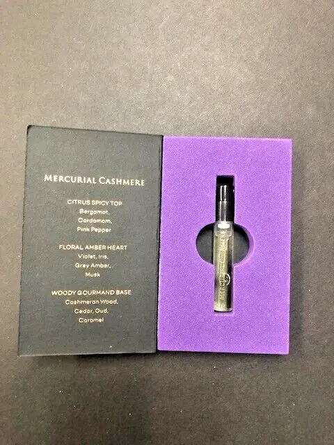 Electimuss MERCURIAL CACHEMIRA 1,8 ml eau de parfum muestra de viaje spray NUEVO