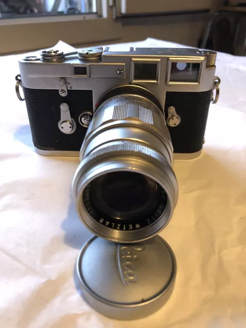 LEICA M3 (1957) 35mm chrome- double armement (double stroke), Made In Germany.