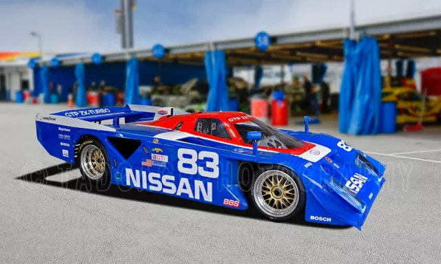 Nissan GTP ZX-Turbo  IMSA Prototype Vintage Classic Race Car Photo CA-2344