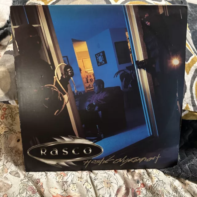 Rasco ‎– Hostile Environment  Double Vinyl Lp Album Rap Hip Hop 2001 Copasetic