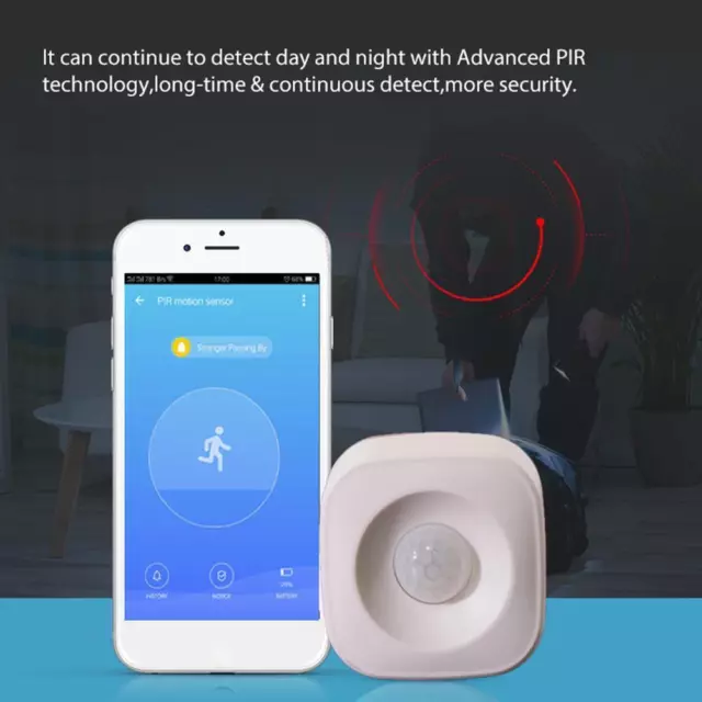 WiFi PIR Motion Sensor Wireless Infrared Detector Home Security Alarm Systems