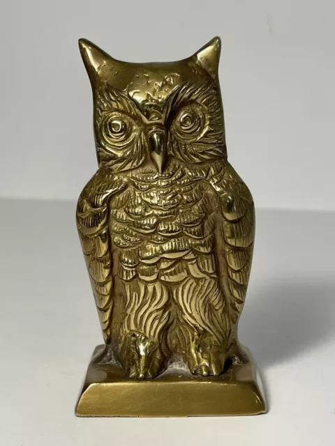 Hibou en cuivre - Brass Owl -