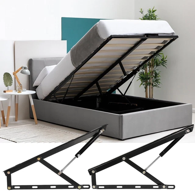 2X OTTOMAN BED Lift Up Mechanism and Gas Spring Strut 600N, 800N, 1000N