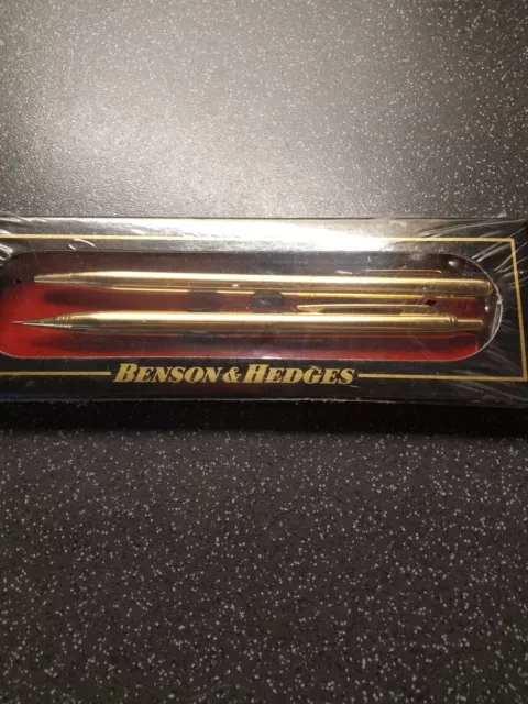 Benson & Hedges promotion Pen & pencil gift set vintage
