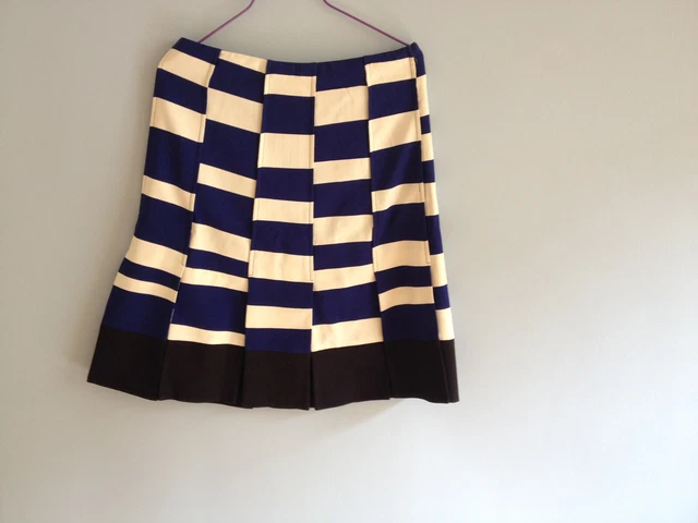 Jupe Proenza Schouler Taille 34/36 - Quasi Neuve, Couleurs Bleu/blanc/noir - Occasion Très Bon état