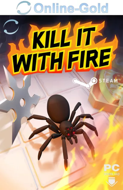 Kill It With Fire - PC Game - Steam Digital Code Gelegenheitsspiele DE/EU
