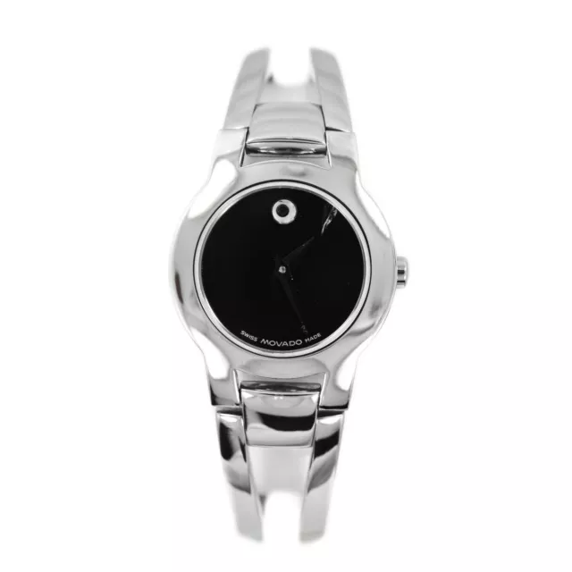 Orologio Movado 84E41842 Donna Quadrante Nero Al Quarzo Acciaio Inox