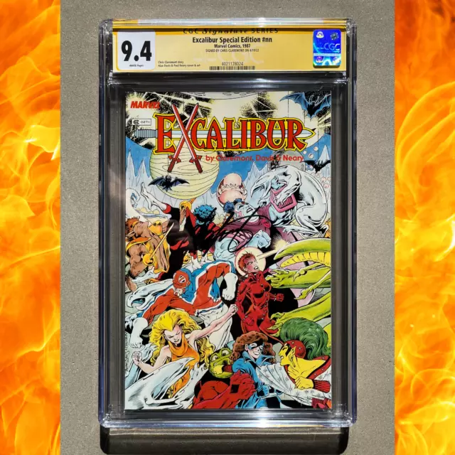 🔥 Excalibur Special Edition #1 CGC 9.4 Signed by Chris Claremont 🔥