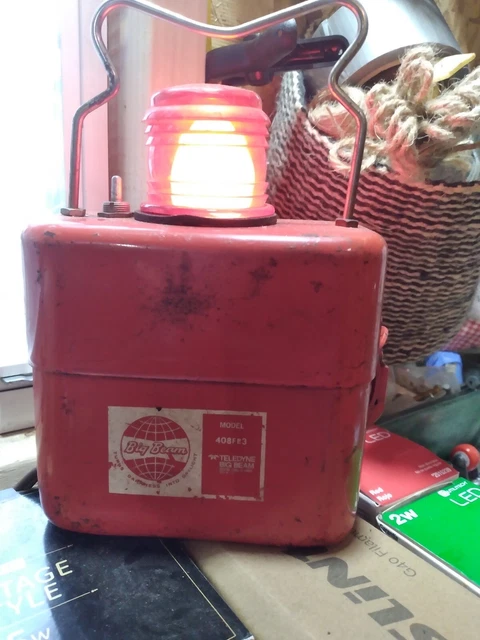 Big Beam Model 408fb3 Railroad Lantern Made Into Lamp