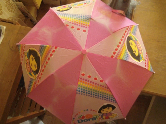 Nick Jr. Dora The Explorer Umbrella Retractable  For Kids