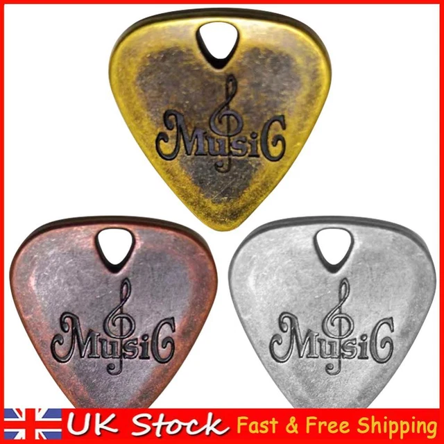 Metal Pick Zinc Alloy Pick Plectrum for Electric Guitar Musical Instrument Parts