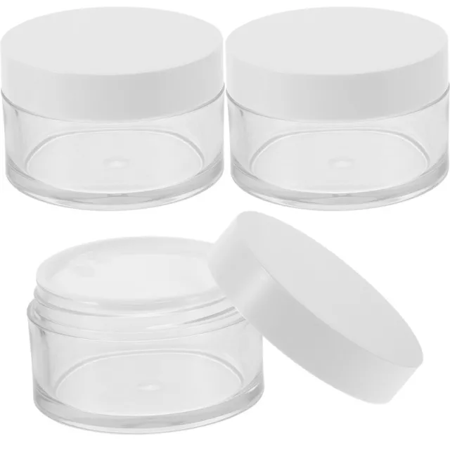 3pcs Travel Bottles Travel Size Containers Small Cream Bottles Cream Jars