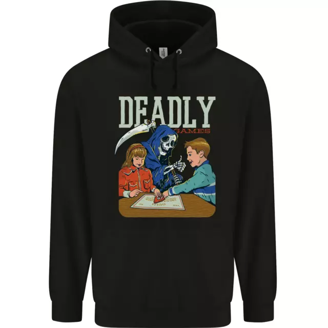 Deadly Giochi per Bambini Grim Reaper Ouija Board Bambini Felpa con Cappuccio