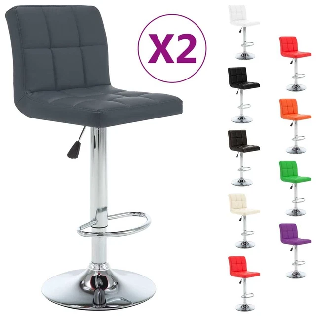 1/2x Sgabelli da Bar in Similpelle Mobili Scranni Sedie Colori Diversi vidaXL