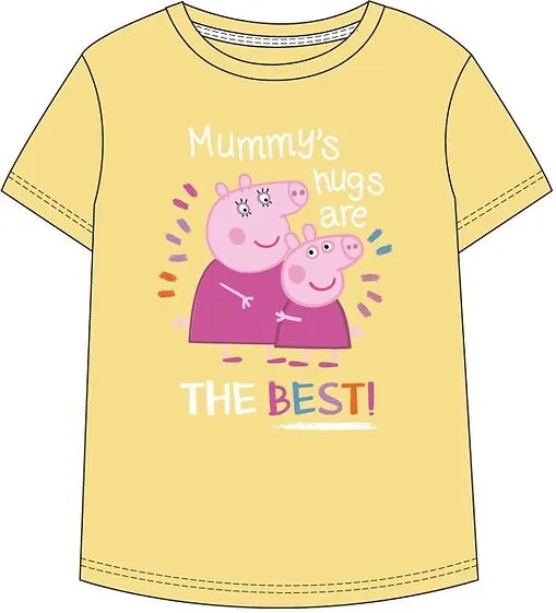 Official Peppa Pig T-shirts Top Girls Kids Children's Ages 1.5-2, 3, 4, 5 Years