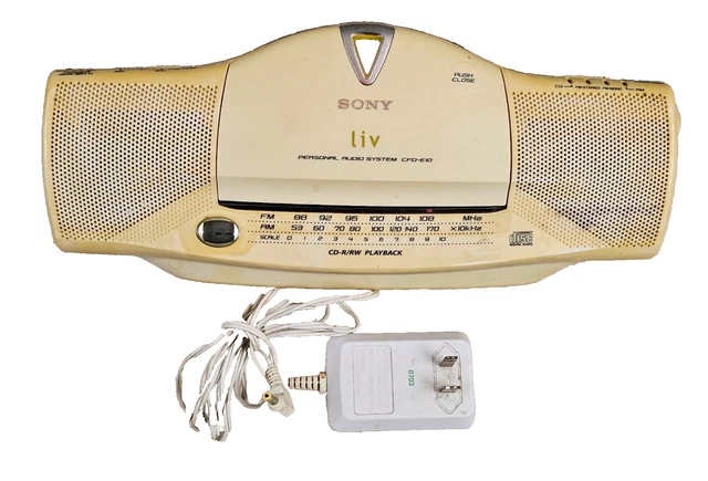 VINTAGE SONY CFD-E10 Personal Audio System AM/FM CD Player Portable ...