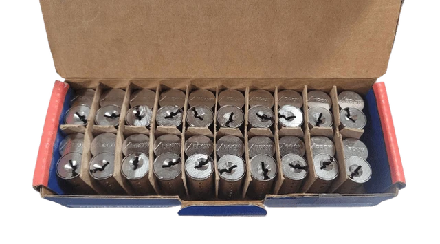 20-PACK Arrow 100CR-UCXCB-26D Pointe SFIC Cylinder with Standard Barrel Caps