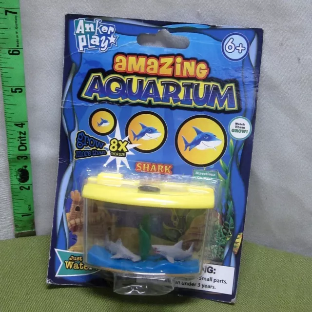 AMAZING AQUARIUM Anker Play growing 8X foam fish NWT shark tank NWT