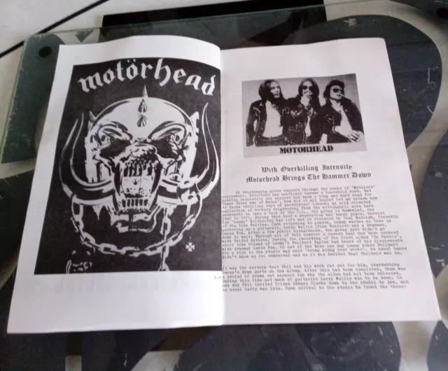Motorhead- The Phil Taylor Collection, US Fanzine Flyer and letter of provenance