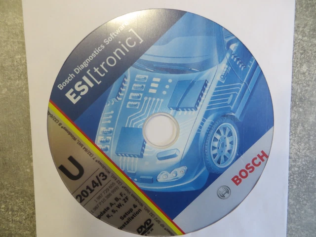 Bosch ESI Tronic DVD originale Bosch diagnostica software, assistenza, pezzi di ricambio
