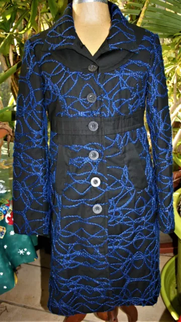 Desigual manteau bleu cheap