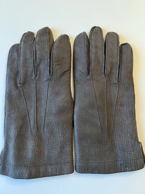 Gants De Ski Vintage En Cuir Invicta Des Années 80 - Taille 7 (environ M) - Neufs Sans étiquette - Rares