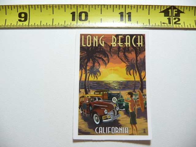 California Long Beach Travel Beach Decal Sticker Pride State