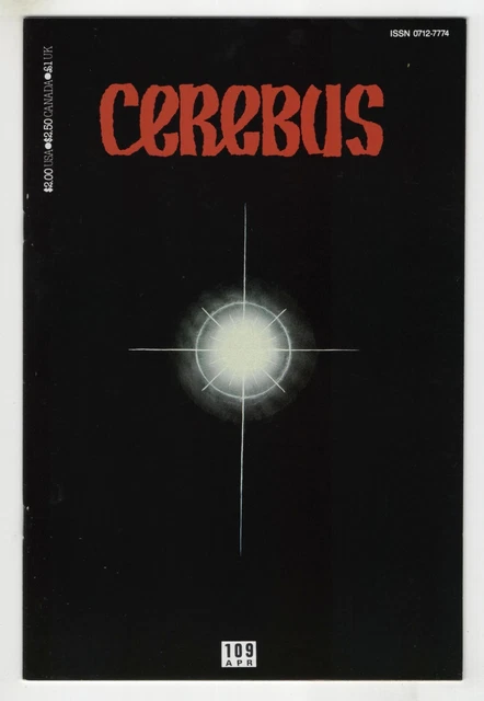 CEREBUS  #109  DAVE SIM  (AARDVARK-VANAHEIM)  VF  or  BETTER!!