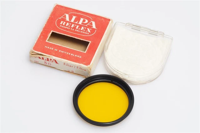 Alpa Filter Type B Filtrabe 50 Yellow f. Macro Switar 50mm (1679760872)