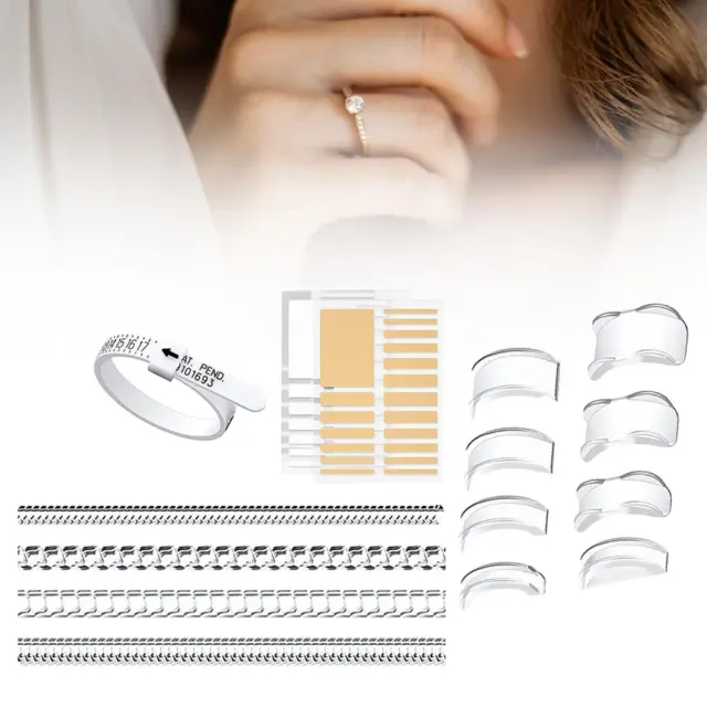 70PCS RING SIZER Adjuster Fit Any Rings Sizes Engagement Ring