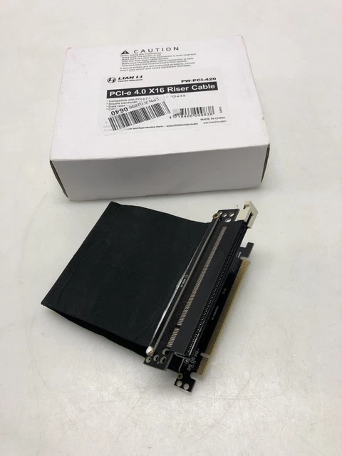 Phanteks Cavo a nastro riser PCI-E 4.0 x16, 90 gradi, 60 cm - nero