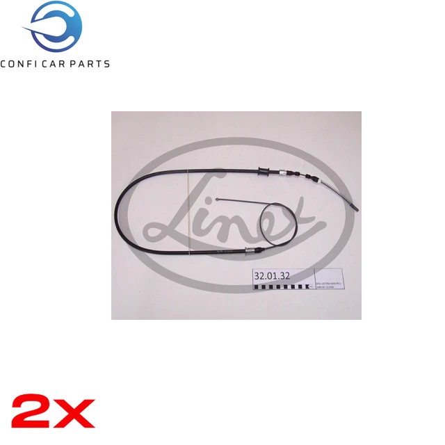 Handbremsseil Bremsseil Paar Hinten Linex 320132 2Pcs G Neu Oe Qualit�T
