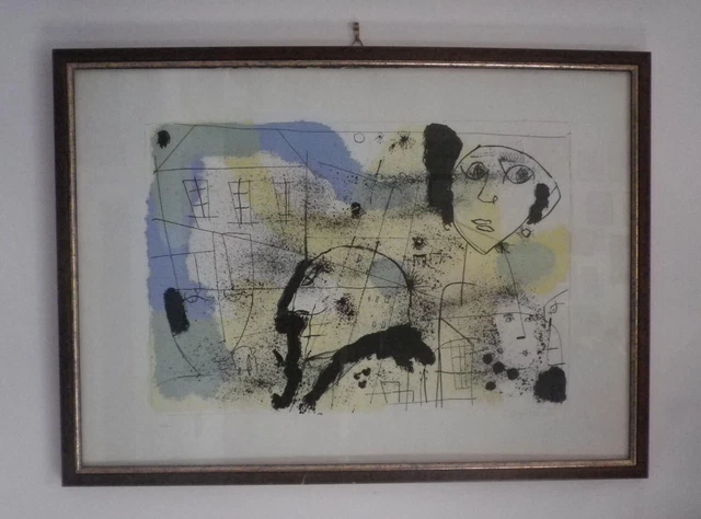 Franco Rognoni Litografia '70 Novecento Arte Moderna Grosz Chagall Ernst Picasso