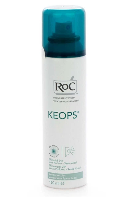 RoC Keops Spray Déodorant Sec 150ml 24h Protection Homme Déodorant