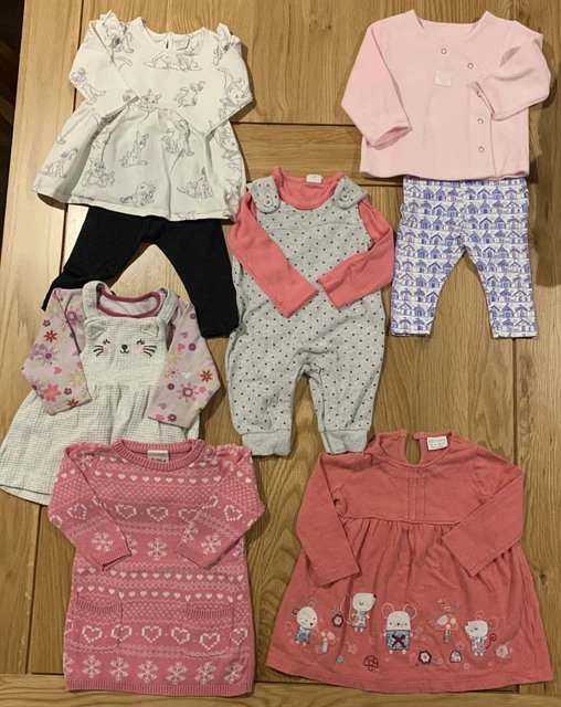 Pacchetto vestiti grandi bambine età 3-6 mesi