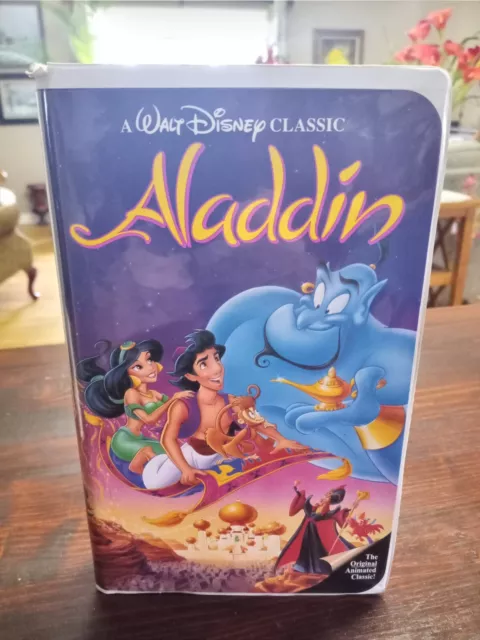 Walt Disney Classic Black Diamond Aladdin VHS