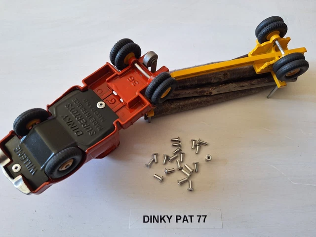 Lot De 30 Rivets Alu Pour Modèles Réduits Dinky Toys, Corgi, Solido - Échelle 1:43, Année 1960, Neuf