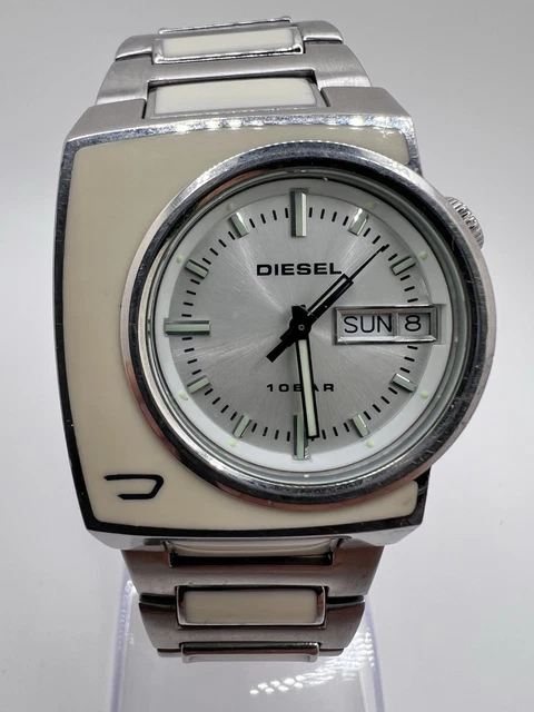 MEN'S VINTAGE Y2K Diesel White/Steel ref. DZ4067 Stainless