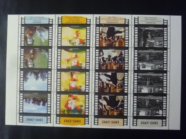 San Marino Zusammendruckbogen MiNr.: 1619-1634; 100 Jahre Kino ** postfrisch MNH