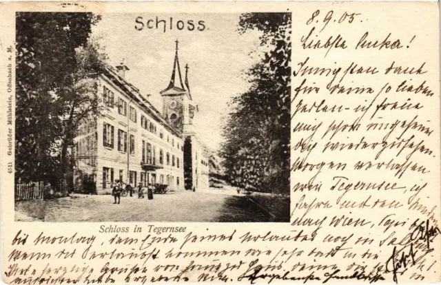 CPA AK Schloss in Tegernsee GERMANY (1212888)